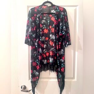 Floral Sheer Cardigan